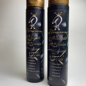 Shampoo e Condicionador AntiQuedas Potencializado GOLD 300ml