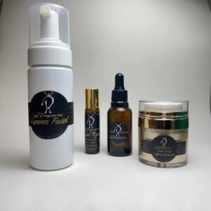 Kit Completo Facial - Espuma, GOLD Eyes, Sérum Facial, Creme Facial GOLD